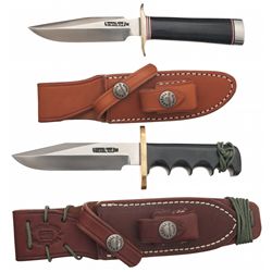 Two Randall Miniature Knives with Sheaths