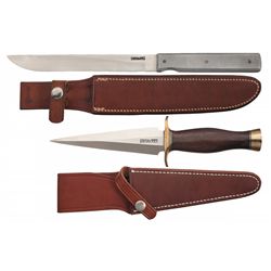 Two Randall Made Knives with Sheaths