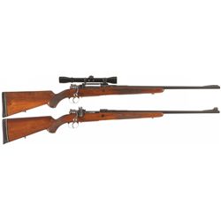 Two Fabrique Nationale Bolt Action Rifles