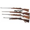 Image 2 : Four Bolt Action Rifles