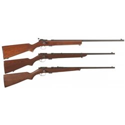 Collector's Lot of Three Winchester Bolt Action Rifles
