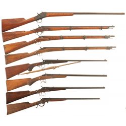 Eight Breechloading Longarms