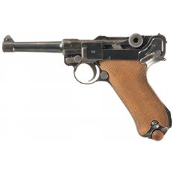 DWM Model 1920 Police Rework Luger Semi-Automatic Pistol with Unit Markings