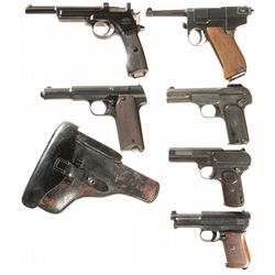 Six European Semi-Automatic Pistols