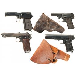 Four European Semi-Automatic Pistols