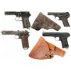 Image 1 : Four European Semi-Automatic Pistols