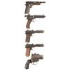 Image 2 : Four Semi-Automatic Pistols and a Flare Gun