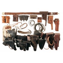 Lot of Holsters and Ammunition Pouches