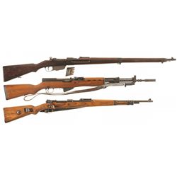 Three Military Style Rifles