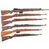 Image 1 : Four Military Rifles and Two Carbines