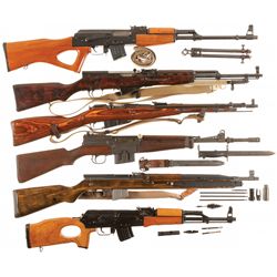 Four Rifles and Two Carbines