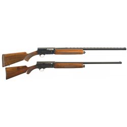 Collector's Lot of Two Browning Auto-5 Semi-Automatic Shotguns