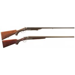 Two 16 Gauge Double Barrel Shotguns
