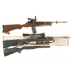 Two Ruger Mini-14 Semi-Automatic Carbines