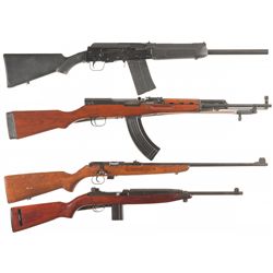 Two Rifles, One Carbine and a Semi-Automatic Shotgun