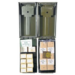 Two Ammunition Containers with 5.56 mm Ammunition