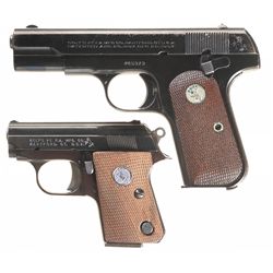 Collector's Lot of Two Colt Semi-Automatic Pistols