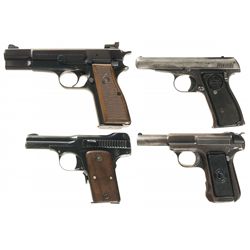 Four Semi-Automatic Pistols