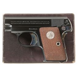 Exceptional Colt Model 1908 Semi-Automatic Pistol with Original Box