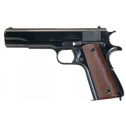Rare and Desirable World War II U.S. Singer Manufacturing Company Model 1911A1 Semi-Automatic Pistol