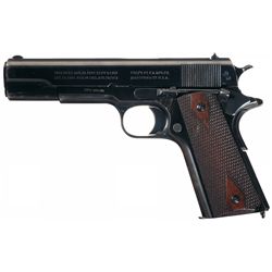 World War I Era Colt Model 1911 Semi-Automatic Pistol with Spurious Russian Contract Markings and Fa