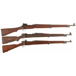 Three U.S. Bolt Action Rifles