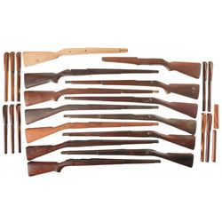 Twelve American Gunstocks, Chiefly for the Model 1903 Rifle