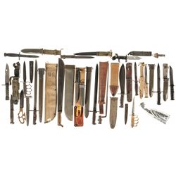 Bayonets Fighting Knives and Scabbards