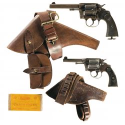 Two Colt Double Action Revolvers