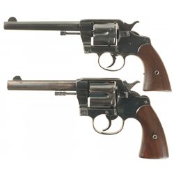 Two U.S. Military Colt Double Action Revolvers