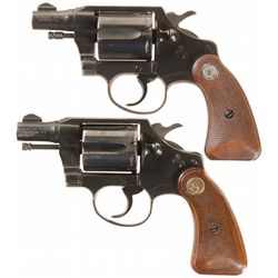 Collector's Lot of Two Colt Detective Special Double Action Revolvers