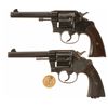 Image 1 : Two Colt New Service Double Action Revolvers