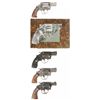 Image 2 : Four Colt Double Action Revolvers and a Crystal Pistol