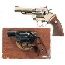 Two Colt Double Action Revolvers