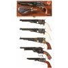 Image 1 : Six Reproduction Percussion Revolvers