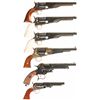 Image 2 : Six Reproduction Percussion Revolvers