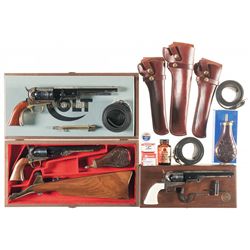 Three Colt Reproduction Percussion Revolvers