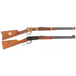 Two Winchester Lever Action Commemorative Carbines