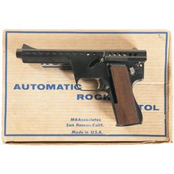 MBA Mark I Model B Gyrojet Semi-Automatic Pistol with Box