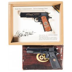 Two Colt Semi-Automatic Pistols