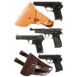 Four European Semi-Automatic Pistols