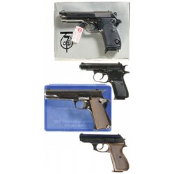 Four Semi-Automatic Pistols