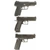 Image 2 : Three Semi-Automatic Pistols with Cases