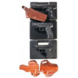 Three Taurus Semi-Automatic Pistols