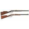 Image 1 : Two Engraved Winchester Lever Action Carbines