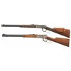Image 2 : Two Engraved Winchester Lever Action Carbines