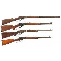 Four Marlin Lever Action Long Guns