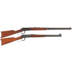Two Winchester Lever Action Long Guns