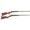 Image 1 : Two American Single Shot Falling Block Rifles