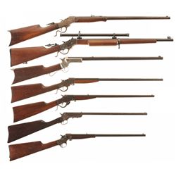 Seven Single Shot Rifles